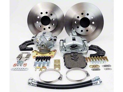 1970-1977 Camaro Rear Disc Brake Conversion Kit, For Cars With Non-Staggered Shocks And With C Clip Rear End