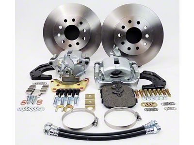 1970-1977 Camaro Rear Disc Brake Conversion Kit, For Cars With Staggered Shocks And C-Clip Rear End,