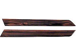 1970-1977 Corvette Door Inserts Rosewood 