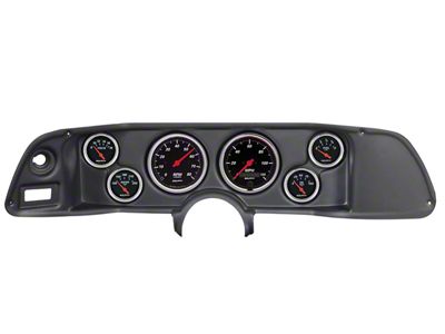 1970-1978 Camaro 6 Gauge Designer Black Dash Kit