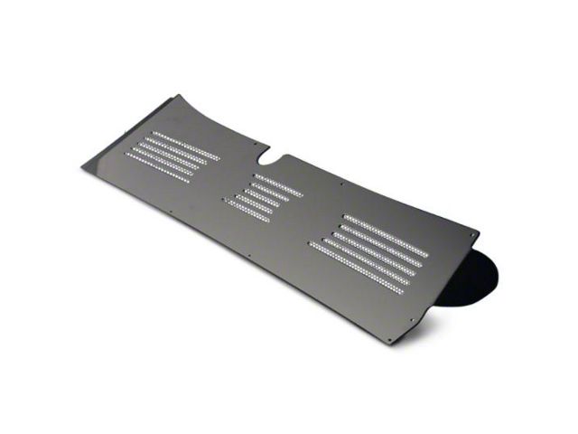 1970-1981 Camaro Billet Aluminum Cowl Vent, Gloss Black Anodized Finish