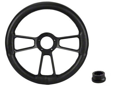 1970-1981 Camaro Black Leather Wrapped 14 Inch Sport Steering Wheel