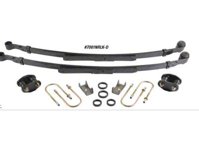 1970-1981 Camaro Complete Narrow 2 Drop Leaf Spring
