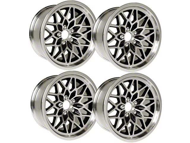 1970 - 1981 Firebird 17 x 9 Aluminum SnowFlake 1 - Piece wheel kit