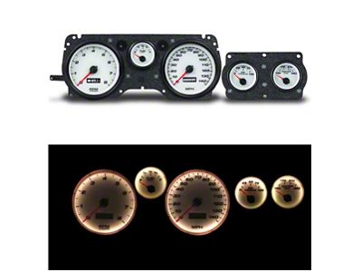 1970-1981 Firebird Performance Gauge Kit White