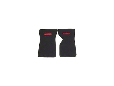 Corvette Mats,Flr C/P Black 07,70-81