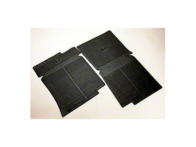 1970-1982 Corvette Rubber Floor Mats Black