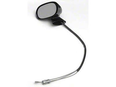 1970-81 Outside Bullet Door Mirror Remote, Left