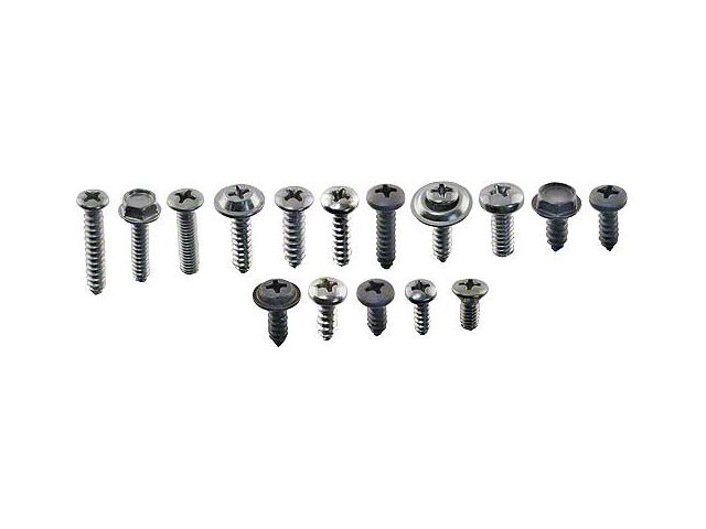 1970-71 Fairlane & Torino 2 Door Hardtop Interior Trim Screw Kit