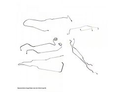 1970 Chevy Blazer-GMC Jimmy Full Brake Line Set, Manual Drum, 2WD, OE Steel