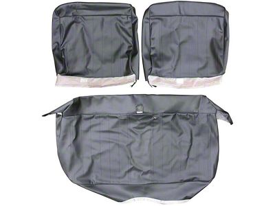 Legendary Auto Interiors Standard Front Bench Seat Cover, Black, Show Quality (1970 Nova)