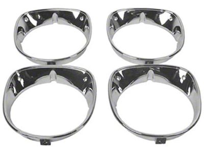 1970 El Camino Headlight Bezel Set