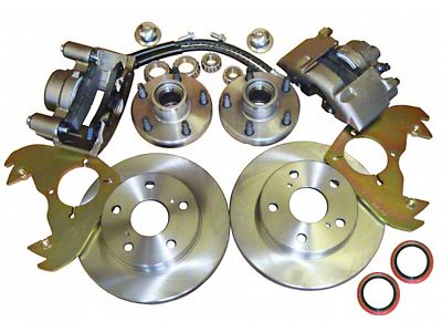 R1 Concepts Front & Rear Disc Brake Hardware Kit HK2-54009 | Fits 1960s-1970s Ford Fairlane, Falcon, Mustang, Ranchero & More