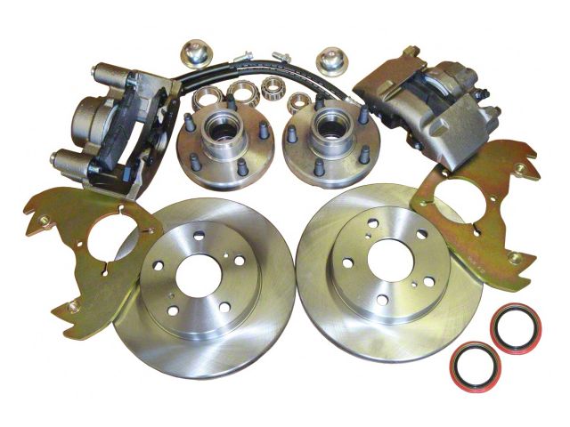 1970 Fairlane, 1970-71 Torino-Montego-Ranchero Front Disc Brake Conversion Kit, 5 Lug Bolt On