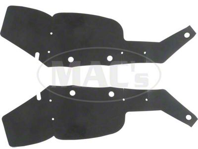 Front Fender Rear Edge Dust Shields With Staples (1970 Fairlane; 70-71 Torino)