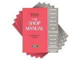 1970 Ford, Lincoln, Mercury Car Shop Manual, 5 Volume Set with 1636 Pages