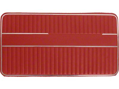 1970 Ford Pickup Truck Door Trim Panels - Red Vinyl - Ford F100 & Ford F250 Sports Custom