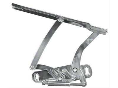 1970 Full Size Chevy Billet Aluminum Hood Hinges, Machined Finish, Eddie Motorsports