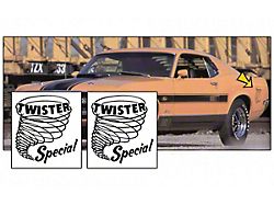 1970 Mach 1 Mustang Twister Special Quarter Decal Set