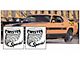 1970 Mach 1 Mustang Twister Special Quarter Decal Set