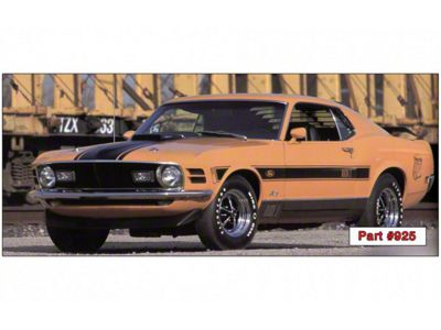 1970 Mach 1 Mustang Twister Special Stripe Kit