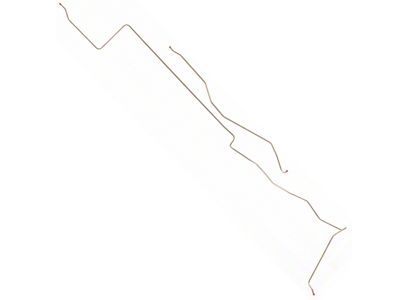 1970 Mustang 3/8 Stainless Steel Front to Rear Fuel Line, 302/351/428 V8 (302/351/428 Engine)