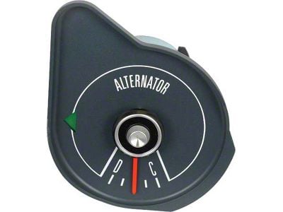 1970 Mustang Amp Gauge with Gray Face