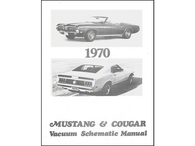 1970 Mustang and Cougar Vacuum Schematic Manual, 3 Pages