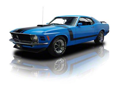 1970 Mustang Boss 302 Stripe Kit, Black