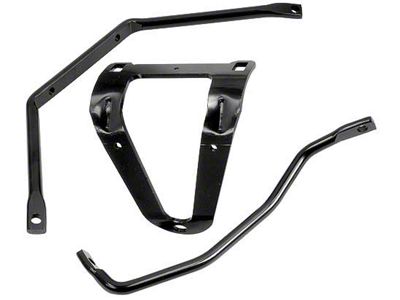 OPR 1970 Mustang Brake and Clutch Pedal Support to Dash Bracket Set, 3 Pieces