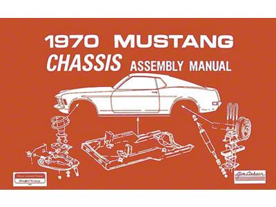 1970 Mustang Chassis Assembly Manual, 102 Pages