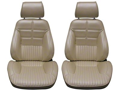 1970 Mustang Disctinctive Industries Deluxe or Grande Interior ''Touring II'' Front Bucket Seats, Pair