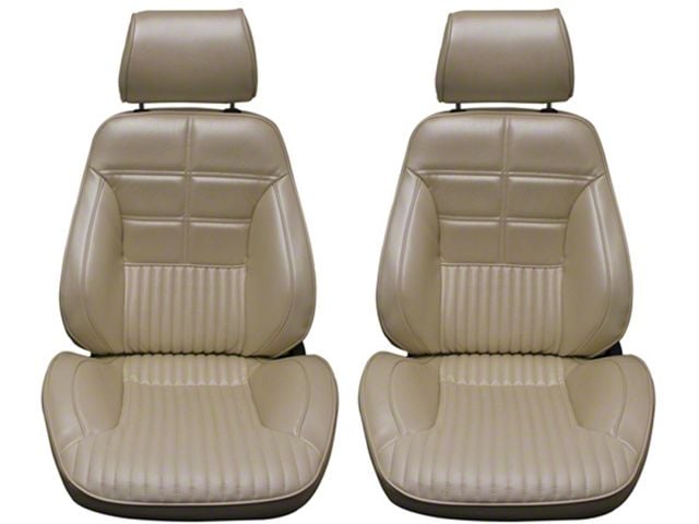 1970 Mustang Disctinctive Industries Deluxe or Grande Interior ''Touring II'' Front Bucket Seats, Pair