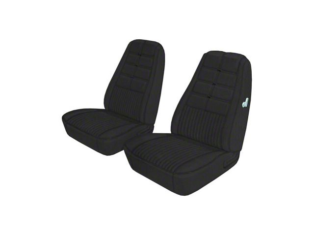 1970 Mustang Fastback Deluxe/Grande Hi-Back Front Bucket Seat Covers, Distinctive Industries