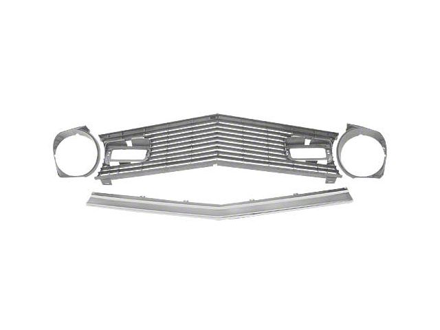 Grille W/sport Lamps/ 70 Mustang