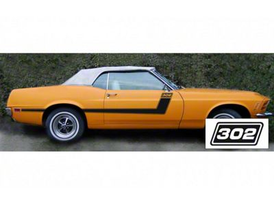 1970 Mustang Grabber 302 Stripe Kit