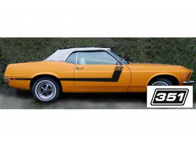 1970 Mustang Grabber 351 Stripe Kit