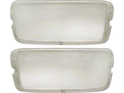 1970 Mustang Mach 1 Grille Mounted Parking Light Lenses, Pair