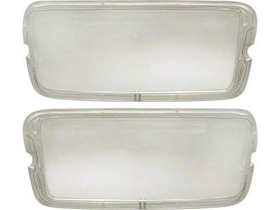 1970 Mustang Mach 1 Grille Mounted Parking Light Lenses, Pair