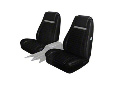 1970 Mustang Mach 1 Hi-Back Front Bucket Seat Covers, Distinctive Industries