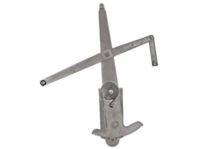 1970 Mustang Manual Door Window Regulator, Left