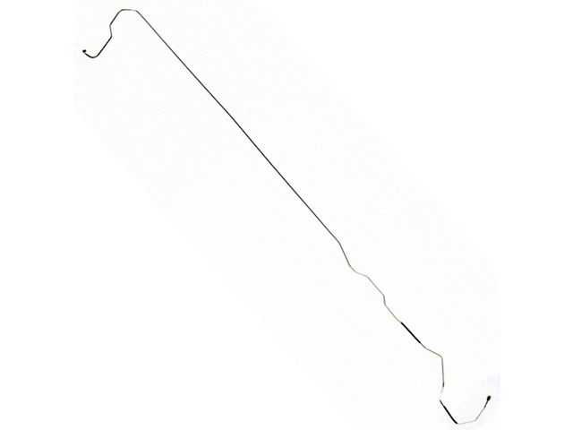 1970 Mustang OEM Steel Front to Rear Disc Brake Line, 1-Piece (Front Disc Brakes)