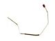1970 Mustang OEM Steel Front to Rear Disc Brake Line, 1-Piece (Front Disc Brakes)