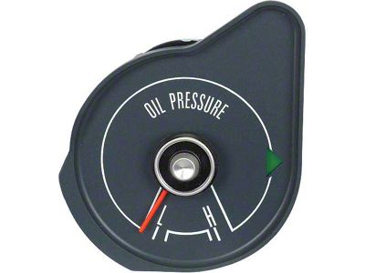1970 Mustang Oil Pressure Gauge with Gray Face