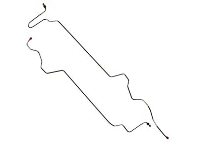 1970 Mustang Stainless Steel C6 Transmission Cooler Line Set, 428 V8 (C6 Trans with 428 V8)