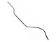 1970 Mustang Stainless Steel Front to Rear Drum Brake Line, 1-Piece (Front Drum Brakes)