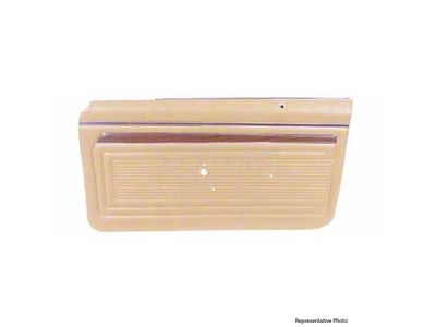 1970 Nova Distinctive Front Door Panels With Rosewood Strip, Custom And Super Sport, Unassembled