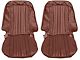 1971-1972 Blazer/Pickup Utility Bucket Seat Covers, Front-For Plastic Back Panels