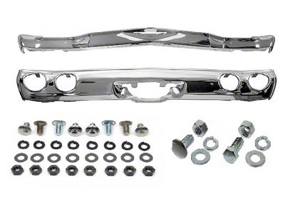 71-72 Bumper Set, Front & Rear, w/Bolts