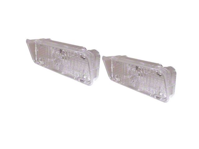 1971-1972 Chevy Truck Parking Light-Turn Signal Lenses, Clear
